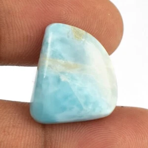 Colgante de piedras preciosas cabujón de forma libre de pectolita natural de 18,95 quilates en muy buena condición531 - Imagen 1 de 4