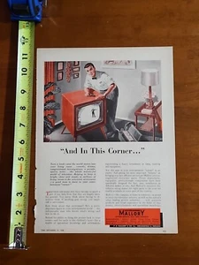 MAGAZIN AD TIME 1958 MALLORY TV TV RADIO - Bild 1 von 2