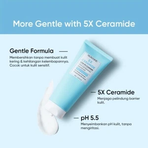 SKINTIFIC 5X Ceramide Low Ph Facial Wash Gentle Cleanser 80ml - Picture 1 of 5