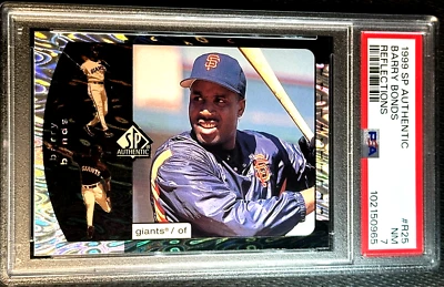 1999 SP Authentic Reflections Barry Bonds #R25 PSA 7 POP 2 - Image 1 of 4