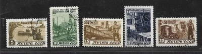 Russia USSR 1946    Mi 1066-1070  Sc 1075-1079   CTO OG - Image 1 of 2