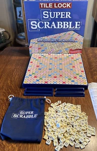 Tile Lock Super Scrabble Crossword Game - 100% Complete - Picture 1 of 13