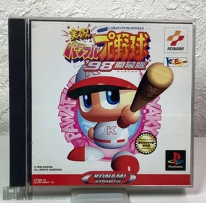 KONAMI PS1 JIKKYOU PAWAFURU PUROYAKYU 98 Opening Edition Japanese - Picture 1 of 8
