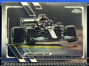 2021 Topps Chrome Formula 1 LEWIS HAMILTON F1 96 - Picture 1 of 2