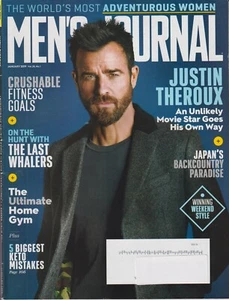 Men's Journal January 2019 Justin Theroux An Unlikely Movie Star Goes His Own Wa - Picture 1 of 1