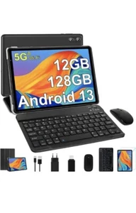 Tablette PC Android 10 pouces 128Go ROM + 12Go RAM, Tactile, 6000mAh, 8 coeurs - Photo 1/7