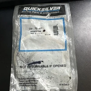 (1) Genuine Mercury Quicksilver 14-79447 Tab Washer OEM New Open Box. 1077 - Picture 1 of 3