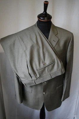 Vtg Jaeger green 3 button 2 piece suit large 42R W 36 L 30 mod revival - Image 1 of 4