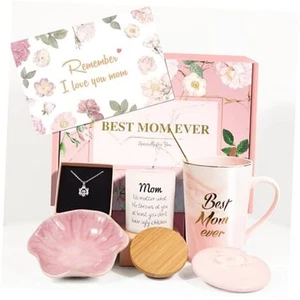 Mothers Day Gifts for Mom, Mother's Day Gifts Basket, Best Mom Ever Mug - Picture 1 of 8
