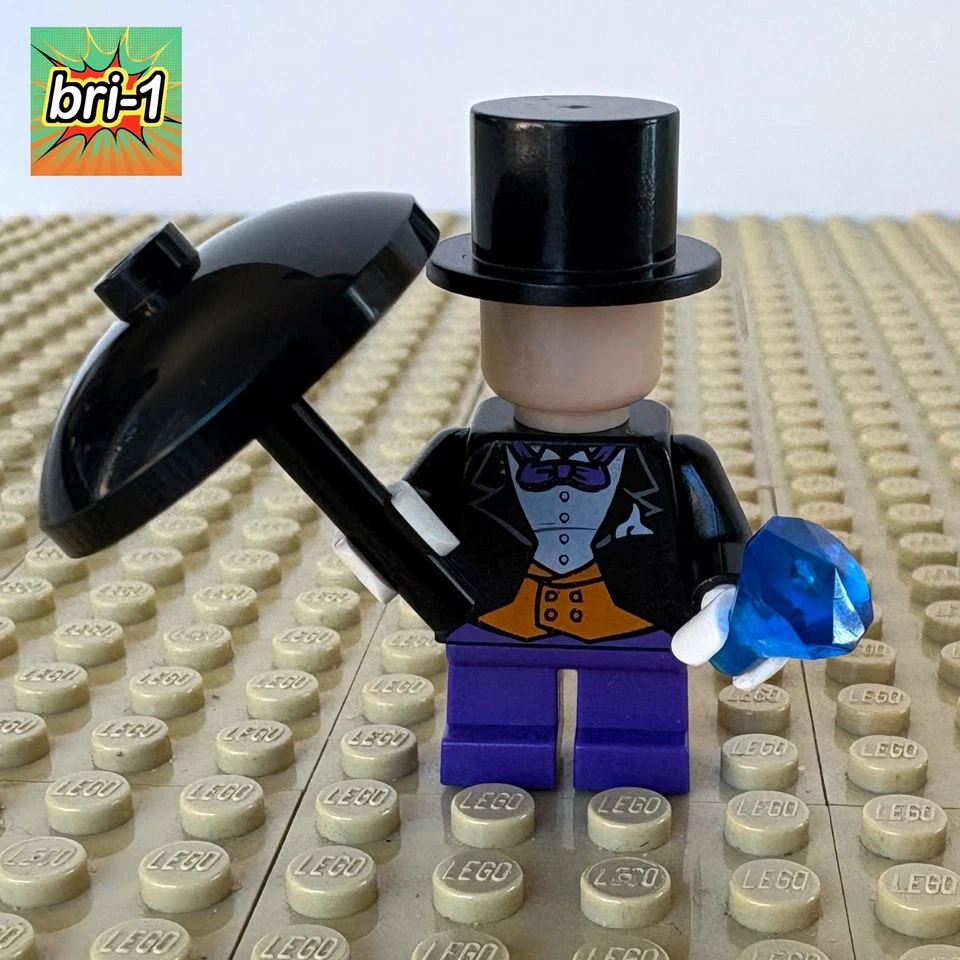 LEGO Batman 1: The Penguin NO HEAD, bat010, 7783, BATCAVE, 2006, JEWEL, UMBRELLA - Image 1 of 4