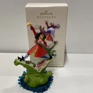 2008 Hallmark adorno de Navidad Tick Tock Croc Captain Hook Peter Pan de Disney - Imagen 1 de 12