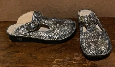 Zapatos Alegria ALG-759 Talla EU 40 / US 9 Para Mujer Cuero Jazz Mula Toboganes Foto 1 de 4