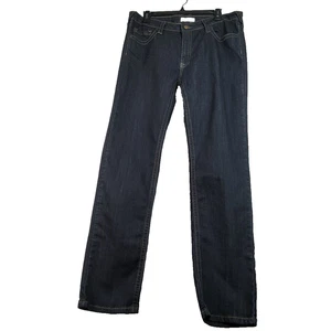 Pantalones de mezclilla elásticos de tiro alto WAX JEANS azul para mujer 20 piernas rectas ComfortCore - Imagen 1 de 12
