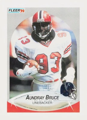 1990 Fleer #371 Aundray Bruce Atlanta Falcons - Image 1 of 2