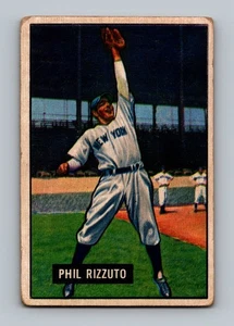 1951 Bowman #26 Phil Rizzuto (HOF) LOW GRADE Vintage Baseball Card - Picture 1 of 2