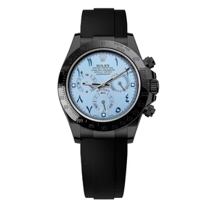 Rolex Cosmograph Daytona Black PVD Coated Ice Blue Dial Oysterflex Strap 116523 - Bild 1 von 4