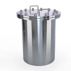 NEW 2L Screw Flange Stainless Steel Pressure Tank for Dispensing Machine 8 BAR - Picture 1 of 4