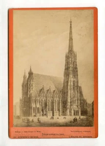 Cabinet Card 1870s St Stephen's Church Vienna Oscar Kramer Austria - Picture 1 of 1