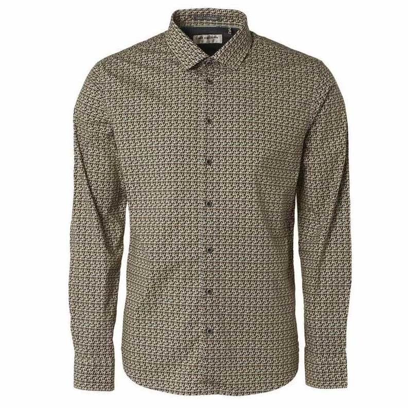 No Excess Camisa Para Hombre Marrón Negro 22451120 020 BLACK - Imagen 1 de 2