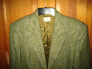 United Colors of Benetton Womens Tweed Sport Jacket Blazer Checked Vintage Style - Picture 1 of 8