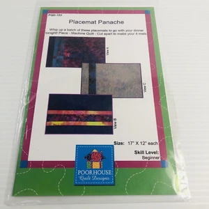 Placemat Panache Beginner Quilting Instructions for Making Placemats Poor House - Picture 1 of 5