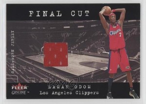 2001-02 Fleer Genuine Final Cut Jerseys Lamar Odom