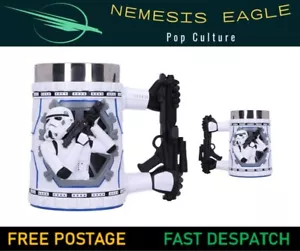 STAR WARS STORMTROOPER TANKARD 18cm WITH S/S STEEL INSERT NEMESIS NOW BRAND NEW - Picture 1 of 7