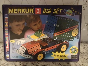 Merkur Toys Metal Construction Big Set 307 Makes 30 Models NIOB - Picture 1 of 4