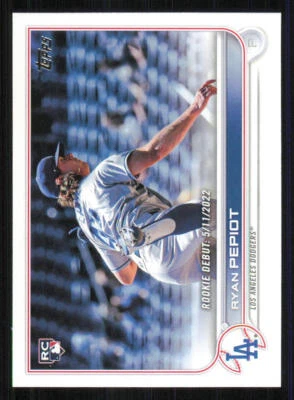 2022 Topps Update #US258 Ryan Pepiot RD - Image 1 of 2