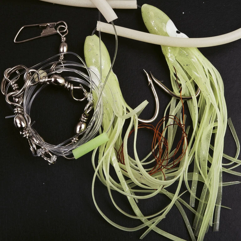 FLADEN Naturködersytem für Leng, Lumb und Heilbutt Haken10/0, 2 Oktopusse - Bild 1 von 1