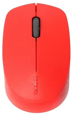 Rapoo M100 Silent 1000 DPI Büro Maus Optisch  Rot - Bild 1 von 4
