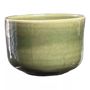 Vintage Laura Andreson (1902-1999) Pottery Green Circle 3.75" Bowl Vase USA 1971 - Picture 1 of 15