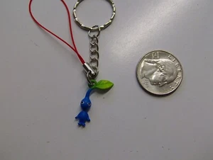 PIKMIN 3 BLUE LEAF KEYCHAIN/CELL STRAP NINTENDO - Picture 1 of 1