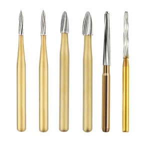 Dental Wolframstahl Hartmetall Trimmen & Finish Bohrer für Hochgeschwindigkeitshandstück - Bild 1 von 44
