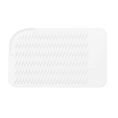 Heat Resistant Mat Salon Tools Hot Tools Pad Cover Hair Iron Mat (White) - Image 1 of 4