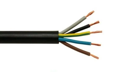 DIVERSE EUROPÄISCHE MARKENHERSTELLER H07RN-F 5x1,5mm² 5x2,5mm² 5x4mm² 5x6mm² 5x10mm² Baustellenkabel Meterware