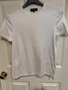 Loro Piana LADIES 100% Cotton T SHIRT WHITE SZ. 42(MEDIUM) - Picture 1 of 5