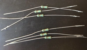 Resistencias axiales de precisión de película metálica 1,58 k ohmios 1/4 W 1 % 6 piezas ~ NUEVO ~ - Imagen 1 de 1