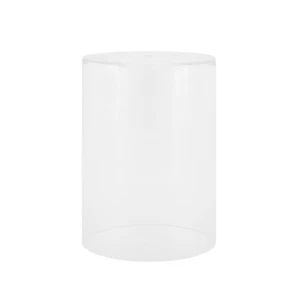 Cilindro Vidrio Transparente Lámpara Sombra 14cm - Imagen 1 de 1