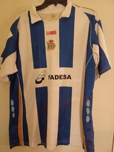 Vintage Men's Real Club Deportivo La Coruna Soccer Jersey Fadesa - Picture 1 of 6