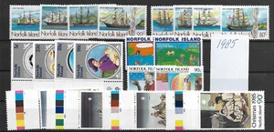 NORFOLK ISLAND @ YEAR 1985  MNH  Sets Nice Priced @Aus.493 - Picture 1 of 1