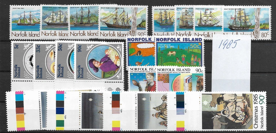NORFOLK ISLAND @ YEAR 1985  MNH  Sets Nice Priced @Aus.493 - Image 1 of 1