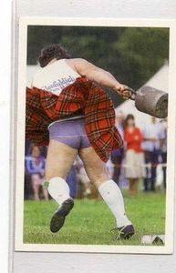 (Jh143-100) RARE,Trade Card Booster of Geoff Capes, Athlete 1986 MINT - Picture 1 of 2