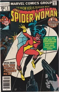 Spider-Woman #1 (1978) - Variante edición quiosco - En muy buen estado - Imagen 1 de 2