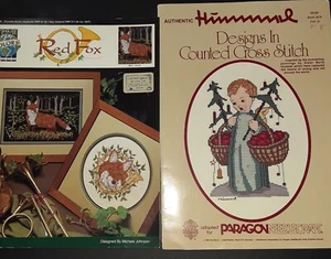 Cross Stitch Pattern Book Charts Hummel Paragon 1982 True Colors Red Fox 1992 B - Picture 1 of 3