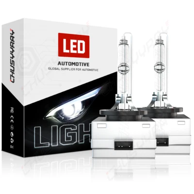 6000K HID Xenon Headlight Bulb for Jaguar XF 2012 2013 2014 2015 High & Low Beam - Image 1 of 4