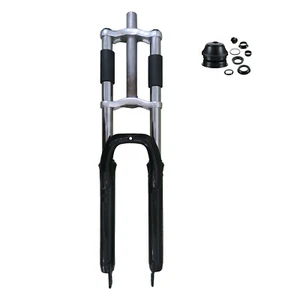 DONSP1986 26" Bicycle Fork, 1-1/8" Threadless(NON)Suspension Bike Fork w/headset - Picture 1 of 30