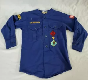 Vintage 1970's Cub Scout Uniform Shirt & Pants W/Patches - Picture 1 of 12