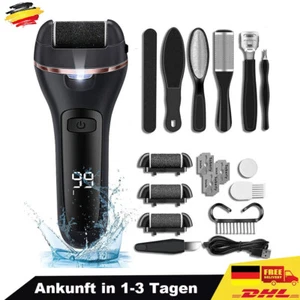 Elektrisch Hornhautentferner Pediküre Fußpflege Hornhauthobel Hornhautraspel USB - Bild 1 von 11