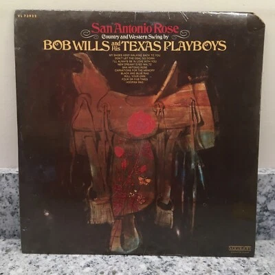 Bob Wills & His Texas Playboys ‎– San Antonio Rose ; 1971 LP FACTORY SEALED - Image 1 of 2